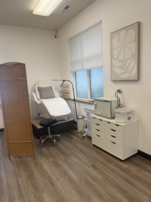 Treatment room at Sacre Bluu Salon